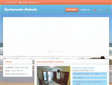 Tablet Screenshot of apartamentosacebuche.com